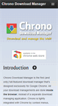 Mobile Screenshot of chronodownloader.net